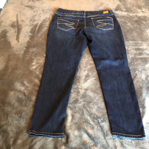 Women’s size 14 seven7 high rise skinny tummy less blue jeans - Picture 11 of 13